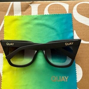 Quay Black Cat-Eye Sunglasses